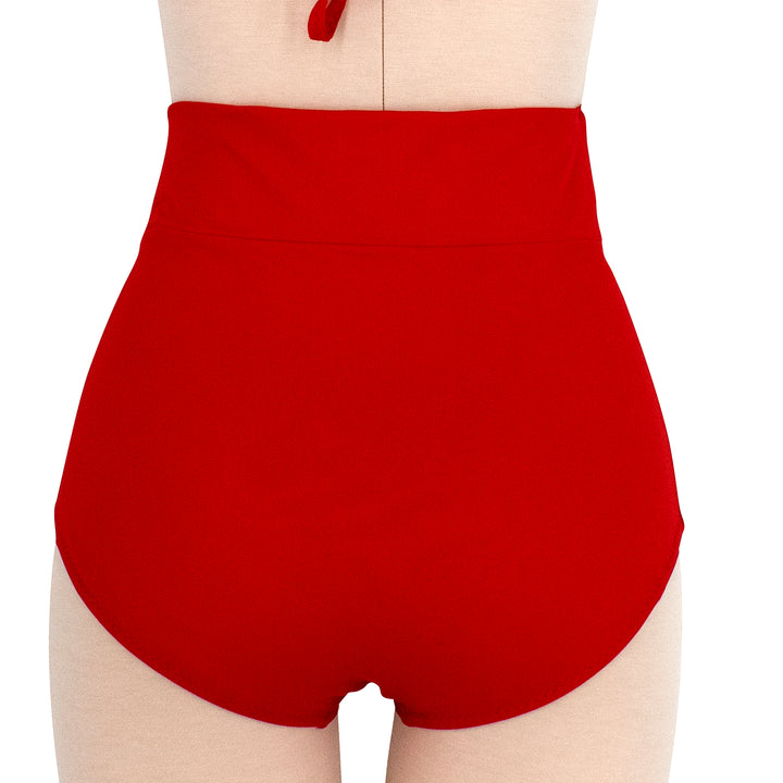 High Waist Boy Short Bikini Bottom