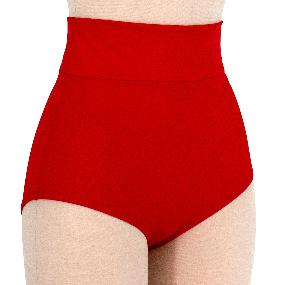 High Waist Boy Short Bikini Bottom
