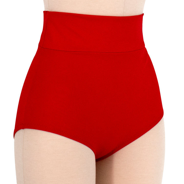 High Waist Boy Short Bikini Bottom