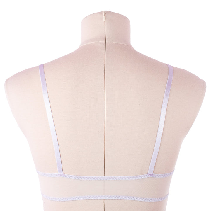 Lilac Bat Mesh Bralette, Purple Bats