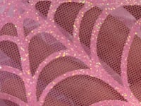 Glitter Pink Spiderweb Bralette