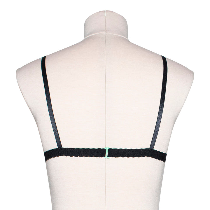 Gothic Green & Black Skull Soft Bralette