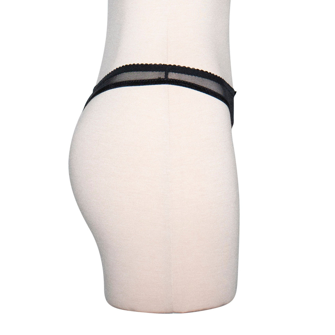 Gothic Green Skull Mesh Thong