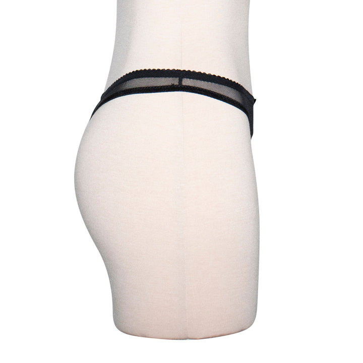 Gothic Green Skull Mesh Thong