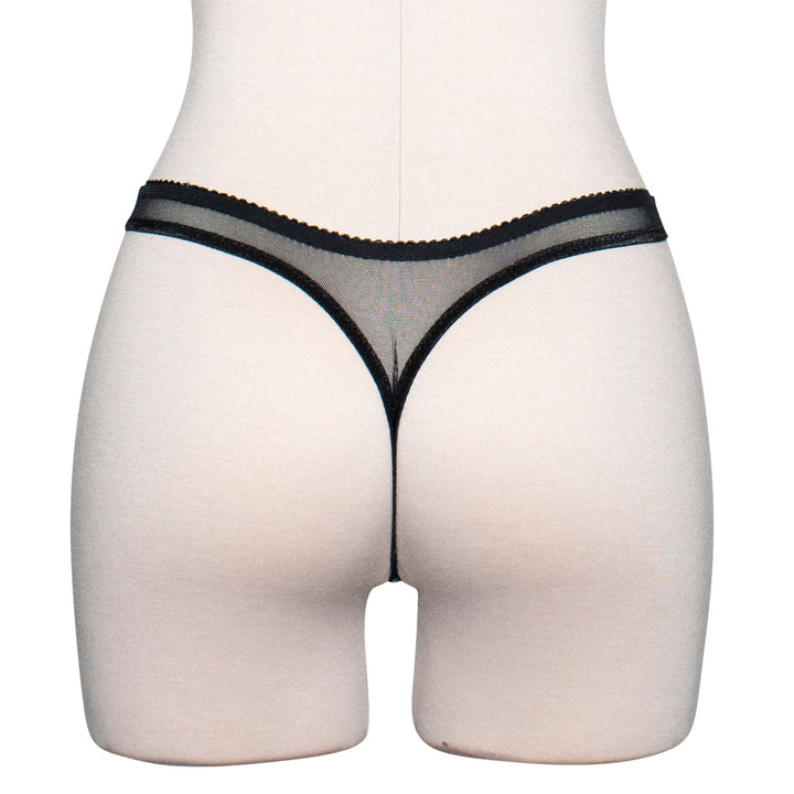 Gothic Green Skull Mesh Thong