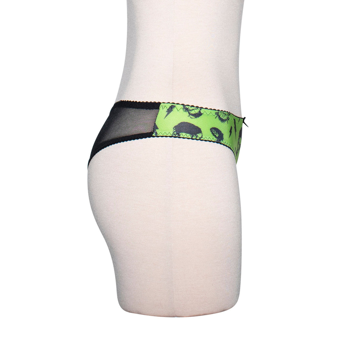 Green Frankenstein  Mesh Hipster Panty