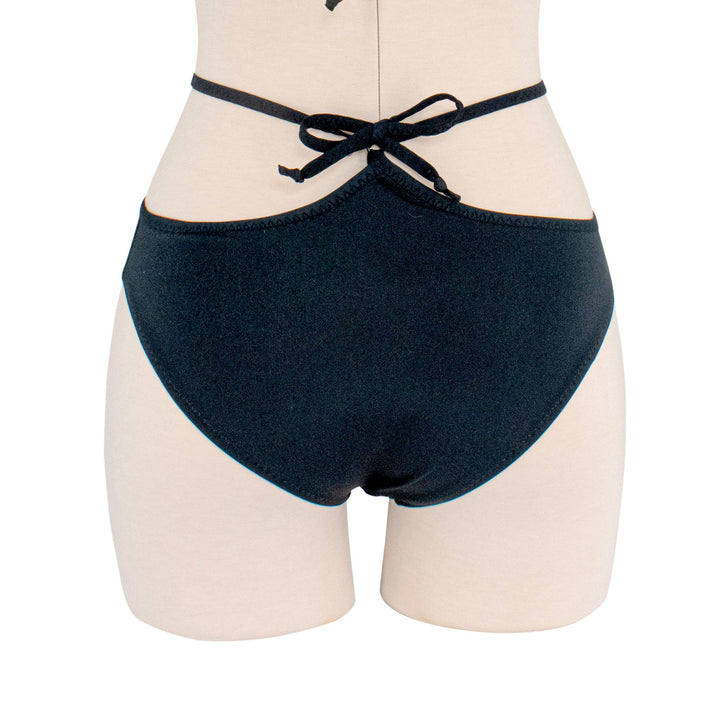Strappy Black Bikini Bottom