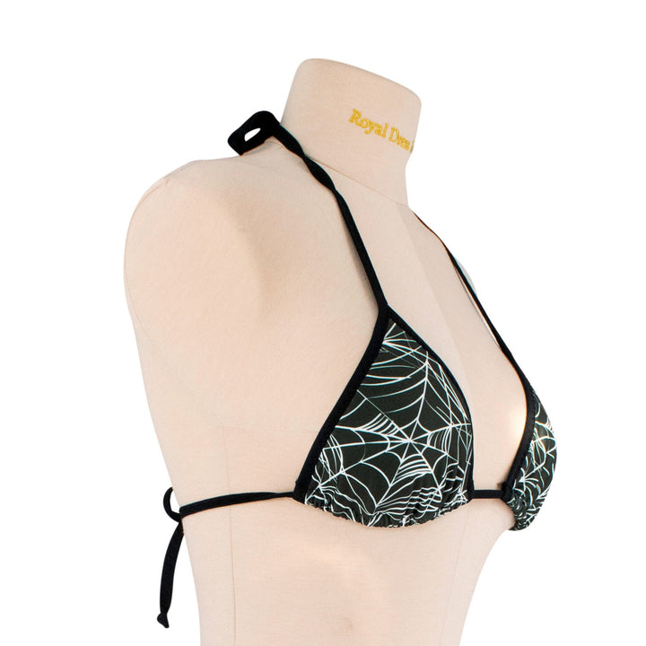 Spiderweb Triangle Bikini Top
