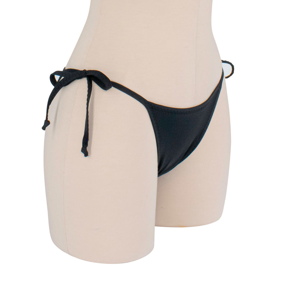 Black String Bikini Bottom