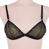 Gold Glitter Spiderweb Bralette