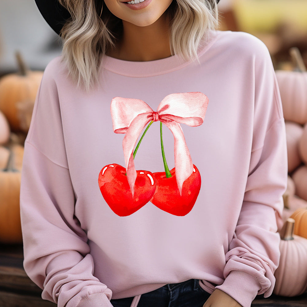 Vintage Cherries Crewneck Sweatshirt