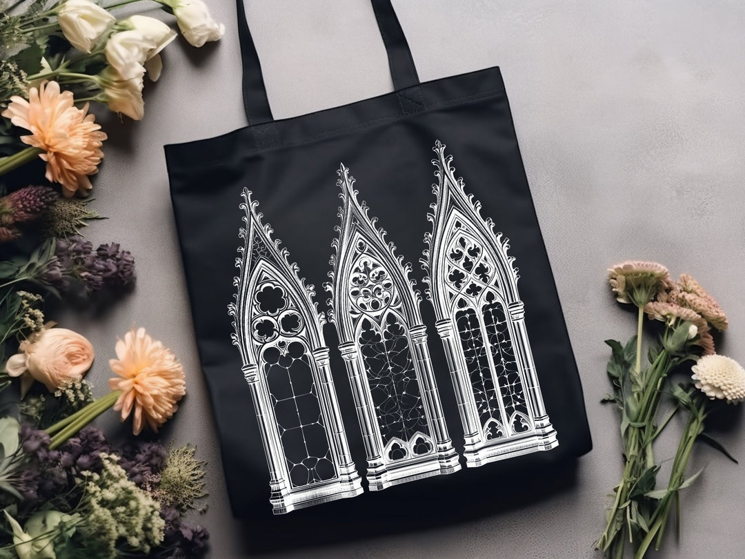 Gothic Cathedral Tote Bag