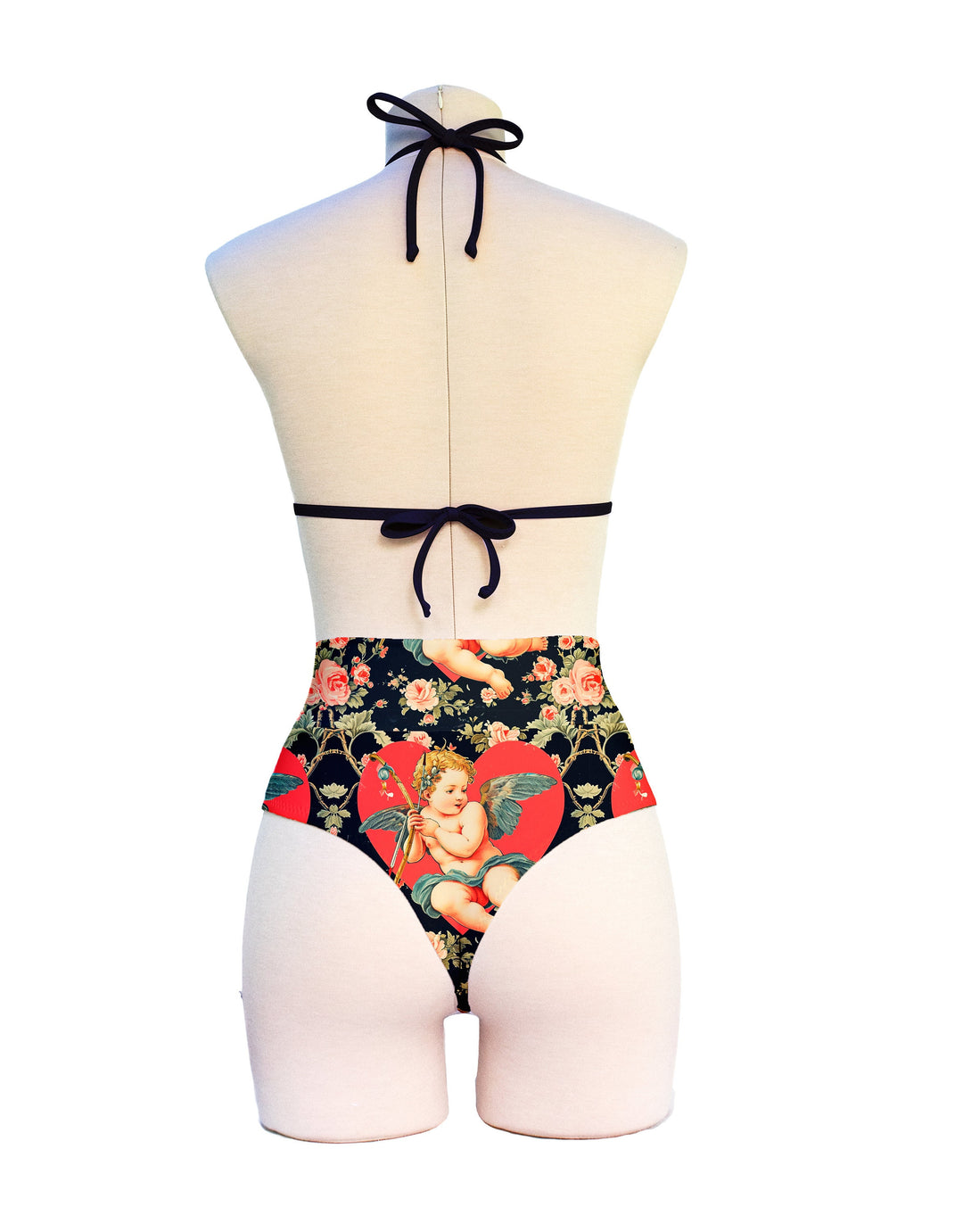 Cherub Cheeky High Waist Bikini Bottom and Triangle Top